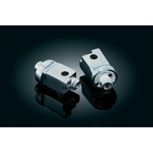 PartzBiz HD: 4411879-Kuryakyn Chrome Splined Adapter Mounts for Honda PartzBiz HD: 4411879-Kuryakyn Chrome Splined Adapter Mounts for Honda