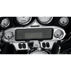 PartzBiz HD KA3765 - Kuryakyn 3765 Chrome Stereo Accent for Harley Batwing Fairing FLH/X 96-13 PartzBiz HD KA3765 - Kuryakyn 3765 Chrome Stereo Accent for Harley Batwing Fairing FLH/X 96-13