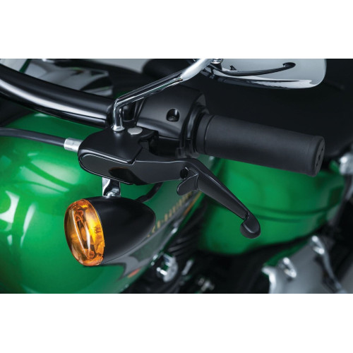 PartzBiz HD: 4411821-Kuryakyn Black Trigger Hand Levers เบรคและคลัทช์สำหรับ Harley Softail '15-'17 1836