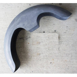 PartzBiz HD KW11399 - Kustom Werks 21 ” 5.5 ” Wide Bagger Front Raw Fender สำหรับ Harley FLH FLT | 11399