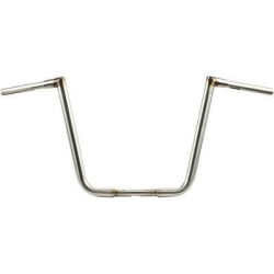 PartzBiz HD DS06015412 - LA Choppers 1-1/4" Twin Peaks Big Twin 16" Handlebar Stainless Harley 93-19 LA-7360-16SS