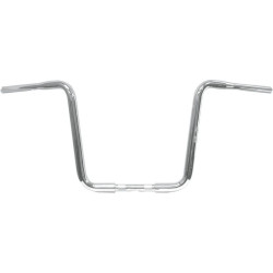 PartzBiz HD DS06012681 - LA Choppers 10" Chrome 1-1/4" Ape Hanger Handlebars Harley Road King & Glide | LA-7310-10
