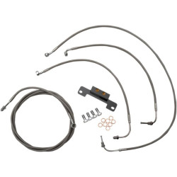 PartzBiz HD DS06620201 - LA Choppers Cable Brake Line Kit 15-17 Mini Apes Stainless No ABS Harley M8 17-Up PartzBiz HD DS06620201 - LA Choppers Cable Brake Line Kit 15-17 Mini Apes Stainless No ABS Harley M8 17-Up