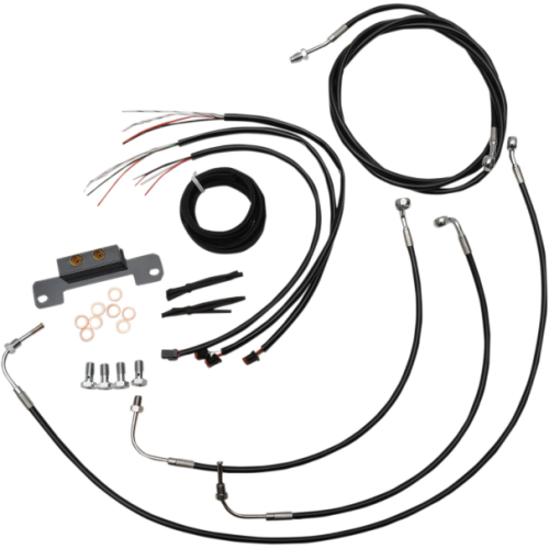 PartzBiz HD: 4411620-LA Choppers Cable & Wire Kit 15-17 Ape Hangers Black No ABS Harley M8 17-Up PartzBiz HD: 4411620-LA Choppers Cable & Wire Kit 15-17 Ape Hangers Black No ABS Harley M8 17-Up
