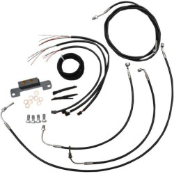 PartzBiz HD DS06620217 - LA Choppers Cable & Wire Kit 18-20 Ape Hangers Black No ABS Harley M8 17-Up PartzBiz HD DS06620217 - LA Choppers Cable & Wire Kit 18-20 Ape Hangers Black No ABS Harley M8 17-Up