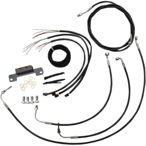 PartzBiz HD: 4411623-LA Choppers Cable & Wire Kit 18-20 Ape Hangers Black No ABS Harley M8 17-Up PartzBiz HD: 4411623-LA Choppers Cable & Wire Kit 18-20 Ape Hangers Black No ABS Harley M8 17-Up