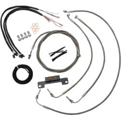 PartzBiz HD DS06620207 - LA Choppers Cable & Wire Kit Standard Mini Apes Stainless No ABS Harley M8 17-Up PartzBiz HD DS06620207 - LA Choppers Cable & Wire Kit Standard Mini Apes Stainless No ABS Harley M8 17-Up