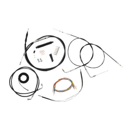 PartzBiz HD: 4411592-La Choppers Complete Black Vnyl Cable Line 12"-14" Kit Harley 07-10 FXST/B/C | LA-8140KT2-13B PartzBiz HD: 4411592-La Choppers Complete Black Vnyl Cable Line 12"-14" Kit Harley 07-10 FXST/B/C | LA-8140KT2-13B