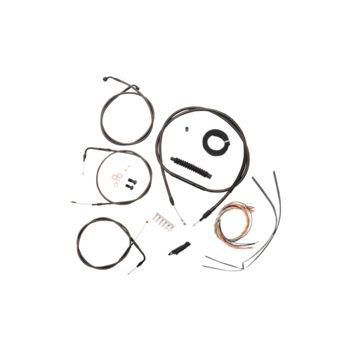 PartzBiz HD: 4411505-La Choppers Complete Midnight Cable Line 12"-14" Kit Harley 12-15 FXDB/C | LA-8210KT2B-13M PartzBiz HD: 4411505-La Choppers Complete Midnight Cable Line 12"-14" Kit Harley 12-15 FXDB/C | LA-8210KT2B-13M