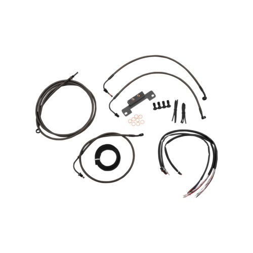 PartzBiz HD: 4411507-La Choppers Complete Midnight Cable Line 12" - 14" Kit Harley 14-15 Non FLHX ABS | LA-8012KT2-13M PartzBiz HD: 4411507-La Choppers Complete Midnight Cable Line 12" - 14" Kit Harley 14-15 Non FLHX ABS | LA-8012KT2-13M