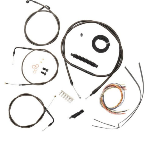 PartzBiz HD: 4411474-La Choppers Complete Midnight Cable Line 15"-17" Kit Harley 04-06 Sportster | LA-8310KT2-16M PartzBiz HD: 4411474-La Choppers Complete Midnight Cable Line 15"-17" Kit Harley 04-06 Sportster | LA-8310KT2-16M
