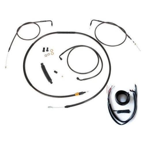 PartzBiz HD: 4411458-La Choppers Complete Midnight Cable Line 18"-20" Kit Harley 07-11 FXDB/C | LA-8210KT2A-19M PartzBiz HD: 4411458-La Choppers Complete Midnight Cable Line 18"-20" Kit Harley 07-11 FXDB/C | LA-8210KT2A-19M