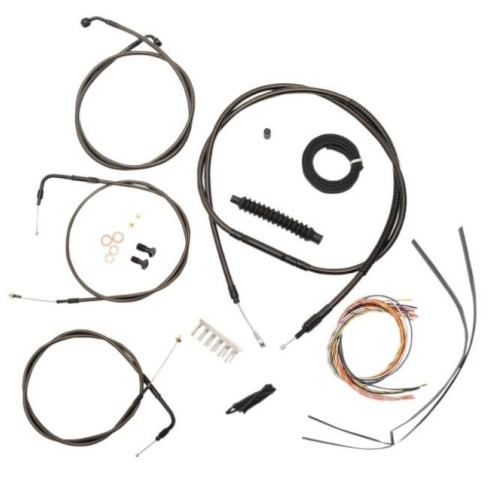 PartzBiz HD: 4411430-La Choppers Complete Midnight Cable Line Mini Ape Kit Harley 04-06 Sportster | LA-8310KT2-08M PartzBiz HD: 4411430-La Choppers Complete Midnight Cable Line Mini Ape Kit Harley 04-06 Sportster | LA-8310KT2-08M