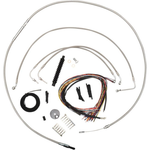PartzBiz HD: 4411442-สายสแตนเลส La Choppers 18 ”-20 ” Kit Harley 08-13 FLHT/X/R | LA-8010KT2-13 PartzBiz HD: 4411442-สายสแตนเลส La Choppers 18 ”-20 ” Kit Harley 08-13 FLHT/X/R | LA-8010KT2-13