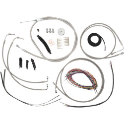 PartzBiz HD DS06101226 - La Choppers Complete Stainless Cable Line 12"-14" Kit Harley 08-13 FLTR W/ABS | LA-8050KT2-13 PartzBiz HD DS06101226 - La Choppers Complete Stainless Cable Line 12"-14" Kit Harley 08-13 FLTR W/ABS | LA-8050KT2-13