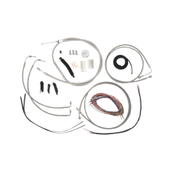 PartzBiz HD DS06101242 - La Choppers Complete Stainless Cable Line Kit Harley 08-13 FLH/T/R/X | LA-8051KT2-19 PartzBiz HD DS06101242 - La Choppers Complete Stainless Cable Line Kit Harley 08-13 FLH/T/R/X | LA-8051KT2-19