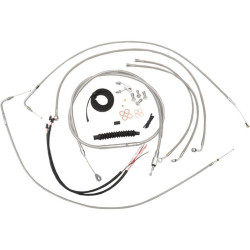 PartzBiz HD DS06101338 - La Choppers Complete Stainless Cable Line 18"-20" Kit Harley 11-14 Softail ABS | LA-8150KT2-19 PartzBiz HD DS06101338 - La Choppers Complete Stainless Cable Line 18"-20" Kit Harley 11-14 Softail ABS | LA-8150KT2-19