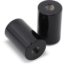 PartzBiz HD DS06021015 - LA Choppers LA-7335-02RB Gloss Black 2" Straight 1-1/4" Handlebar Risers Custom Chopper Motorcycle Bike Universal Harley Davidson Metric Indian Upgrade Replacement Handle Bar Mount Extenders 0602-1015 06021015 PartzBiz HD DS06021015 - LA Choppers LA-7335-02RB Gloss Black 2" Straight 1-1/4" Handlebar Risers Custom Chopper Motorcycle Bike Universal Harley Davidson Metric Indian Upgrade Replacement Handle Bar Mount Extenders 0602-1015 06021015