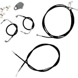 PartzBiz HD DS06100579 - LA Choppers LA-8051KT-08B Black Handlebar Cable/Line Kit Harley FLH 08-13 PartzBiz HD DS06100579 - LA Choppers LA-8051KT-08B Black Handlebar Cable/Line Kit Harley FLH 08-13