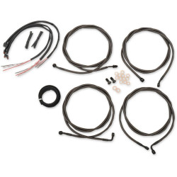 PartzBiz HD DS06101951 - LA Choppers Midnight Black Complete 18"-20" Extended Cable Kit ABS FLHT/X 17 | LA-8054KT2-19M PartzBiz HD DS06101951 - LA Choppers Midnight Black Complete 18"-20" Extended Cable Kit ABS FLHT/X 17 | LA-8054KT2-19M