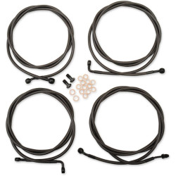 PartzBiz HD DS06101930 - LA Choppers Midnight Black Standard Mini Ape Extended Cable Kit ABS FLHT/X 17 | LA-8054KT-08M PartzBiz HD DS06101930 - LA Choppers Midnight Black Standard Mini Ape Extended Cable Kit ABS FLHT/X 17 | LA-8054KT-08M