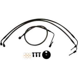 PartzBiz HD DS17416242 - La Choppers Black Stainless Brake Line Kit Mini Apes Harley ABS Softail 18-Up PartzBiz HD DS17416242 - La Choppers Black Stainless Brake Line Kit Mini Apes Harley ABS Softail 18-Up