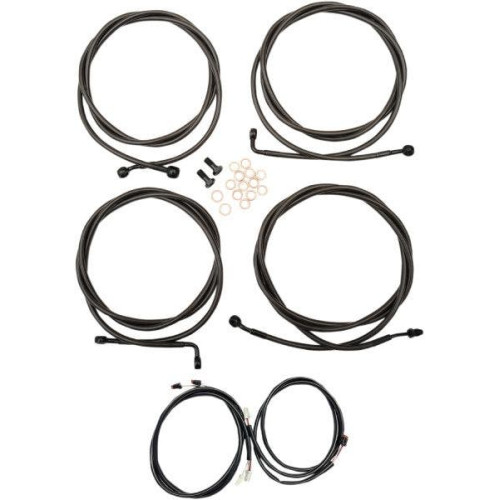 PartzBiz HD: 4411243-LA Choppers Plug Play Cable Wire Kit 12-14 Ape Hanger ABS Midnight Harley Touring 17-Up PartzBiz HD: 4411243-LA Choppers Plug Play Cable Wire Kit 12-14 Ape Hanger ABS Midnight Harley Touring 17-Up