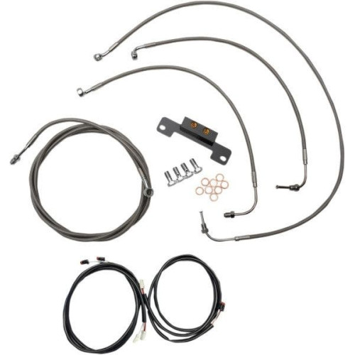 PartzBiz HD: 4411244-LA Choppers Plug n Play Cable Wire Kit 12-14 Ape Hanger Harley Touring M8 17-Up