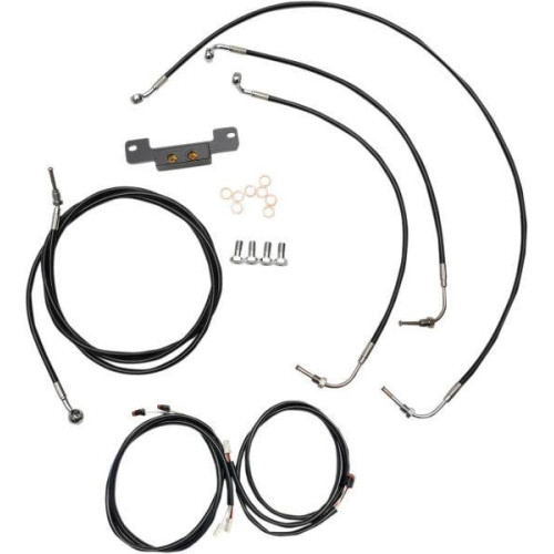 PartzBiz HD: 4411254-LA Choppers Plug Play Cable Wire Kit 18-20 Ape Hanger No ABS Harley Touring 17-Up PartzBiz HD: 4411254-LA Choppers Plug Play Cable Wire Kit 18-20 Ape Hanger No ABS Harley Touring 17-Up