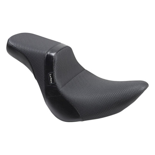 PartzBiz HD: 4411158-Le Pera LYO-543BW Black Daytona Seat Basket Weave Harley Softail Fat Boy 18-23 PartzBiz HD: 4411158-Le Pera LYO-543BW Black Daytona Seat Basket Weave Harley Softail Fat Boy 18-23
