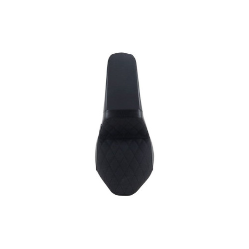 PartzBiz HD: 4411167-Le Pera Black Kickflip 2-Up Seat Diamond Gripp Tape Harley Softail Fat Boy 18-21 PartzBiz HD: 4411167-Le Pera Black Kickflip 2-Up Seat Diamond Gripp Tape Harley Softail Fat Boy 18-21