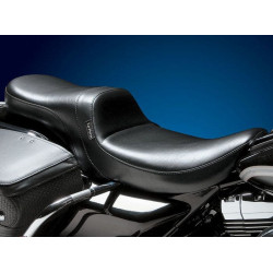 PartzBiz HD LPLH-567RK - Le Pera Daytona 2-up Smooth Vinyl Seat for Harley Road King FLHR 02-07 | Le Pera