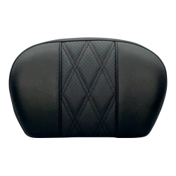 PartzBiz HD LPL-SBP01GT/HR2 - Le Pera GT1 w/ HT2 Black Sissy Bar Pads for Harley Standard & Tall Bar Uprights | L-SBP01GT/HR2