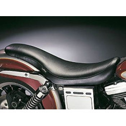 PartzBiz HD LPLN-891 - Le Pera Black Smooth Stitch King Cobra Full Seat for Harley Dyna 96-03 FXD | LN-891