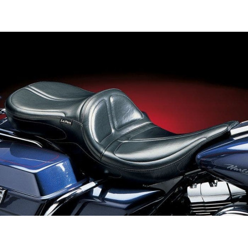 PartzBiz HD: 4411074-Le Pera L-657 Monterey Black Smooth 2-Up Seat Harley Touring FLH 91-96 PartzBiz HD: 4411074-Le Pera L-657 Monterey Black Smooth 2-Up Seat Harley Touring FLH 91-96