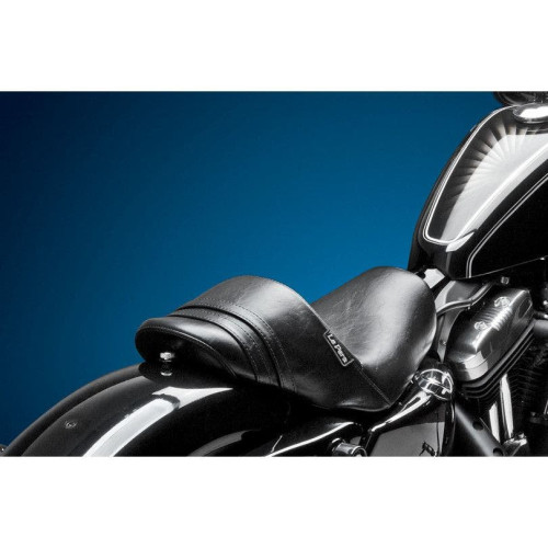 PartzBiz HD: 4411085-Le Pera LBK-416BLK Stubs Spoiler Solo Seat w/ Black Stripes Sportster XL 07-09 | LBK-416BLK PartzBiz HD: 4411085-Le Pera LBK-416BLK Stubs Spoiler Solo Seat w/ Black Stripes Sportster XL 07-09 | LBK-416BLK