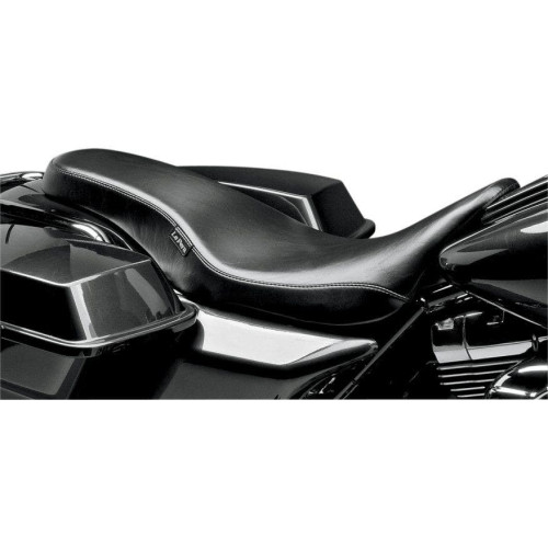 PartzBiz HD: 4411026-Le Pera Smooth Black Vinyl Cobra Full Length Seat for Harley Touring 08-15 | Le Pera PartzBiz HD: 4411026-Le Pera Smooth Black Vinyl Cobra Full Length Seat for Harley Touring 08-15 | Le Pera