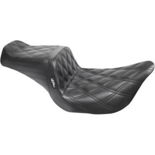 PartzBiz HD: 4410977-Le Pera LK-587DD Tailwhip 2-Up Seat Double Diamond Black Harley Touring FL 08-23 PartzBiz HD: 4410977-Le Pera LK-587DD Tailwhip 2-Up Seat Double Diamond Black Harley Touring FL 08-23