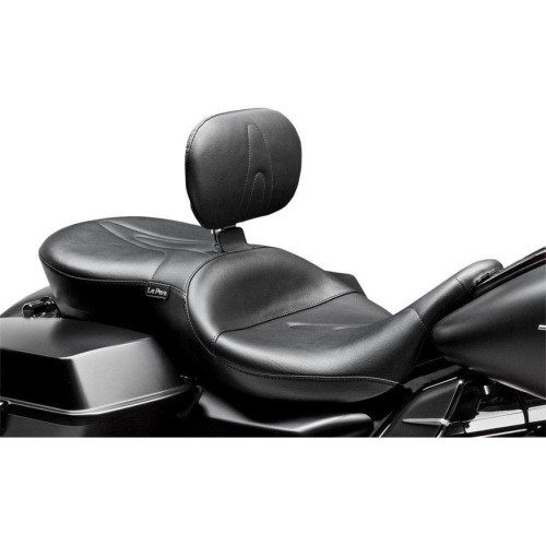 PartzBiz HD: 4410926-Le Pera LK-767BR Black RT66 2 up Seat w/ Driver Backrest Harley FLH 08-17 | LK-767BR PartzBiz HD: 4410926-Le Pera LK-767BR Black RT66 2 up Seat w/ Driver Backrest Harley FLH 08-17 | LK-767BR