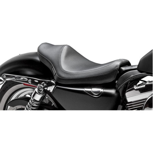 PartzBiz HD: 4410932-Le Pera LK-806 Smooth Black Villian Solo Seat Harley XL Sportster 10-17 | LK-806