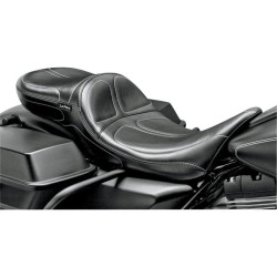 PartzBiz HD LPLK-957DL - Le Pera Maverick Daddy Long Legs 2-Up Stitched Seat for Harley Touring 08-15 | Le Pera PartzBiz HD LPLK-957DL - Le Pera Maverick Daddy Long Legs 2-Up Stitched Seat for Harley Touring 08-15 | Le Pera