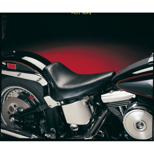 PartzBiz HD: 4410875-Le Pera LN-007 Smooth Black Stitch Bare Bones Solo Seat 84-99 Softail FXST FLST | LN-007