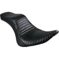 PartzBiz HD LPLY-020PT - Le Pera LY-020PT Black Pleated Stitched Cherokee 2-UP Seat 18-23 Harley Davidson Softail Street Bob Slim FXBB FLSL Custom Classic Upgrade replacement Motorcycle Bike Saddle Passenger 0802-1162 08021162 PartzBiz HD LPLY-020PT - Le Pera LY-020PT Black Pleated Stitched Cherokee 2-UP Seat 18-23 Harley Davidson Softail Street Bob Slim FXBB FLSL Custom Classic Upgrade replacement Motorcycle Bike Saddle Passenger 0802-1162 08021162