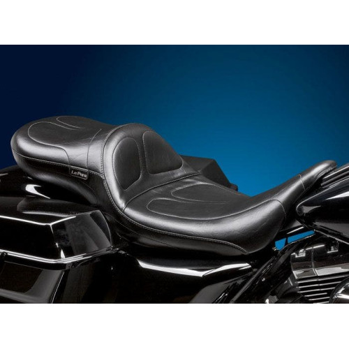 PartzBiz HD: 4410786-Le Pera Maverick Daddy Long Legs 2-Up Stitched Seat for Harley Road King 02-07 | Le Pera