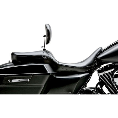 PartzBiz HD: 4410715-Le Pera Stitched 2 Up Black Maverick Seat w/ Driver Backrest Harley FLH/T 08-23 PartzBiz HD: 4410715-Le Pera Stitched 2 Up Black Maverick Seat w/ Driver Backrest Harley FLH/T 08-23