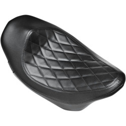 PartzBiz HD LPLK-807DM - Le Pera Villain Diamond Black Stitch Solo for Harley Touring FLH/T 08-15 | Le Pera PartzBiz HD LPLK-807DM - Le Pera Villain Diamond Black Stitch Solo for Harley Touring FLH/T 08-15 | Le Pera