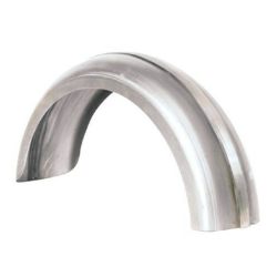 PartzBiz HD MU22057 - Led Sled Flat Top Style 9" Raw Steel Rear Fender Harley & Custom Chopper 22057