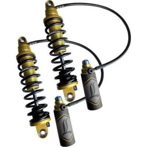 PartzBiz HD: 4410581-Legend Suspension 14” Gold Standard REVO ARC Remote Reservoir Shocks HD FL 09-13 1310-1909 13101909 electra road street glide king fat bob boy low softail slim deluxe Heritage Harley Davidson FXR Disc Glide Low Rider Sport Grand touring อ่างเก็บน้ำแบบกำหน PartzBiz HD: 4410581-Legend Suspension 14” Gold Standard REVO ARC Remote Reservoir Shocks HD FL 09-13 1310-1909 13101909 electra road street glide king fat bob boy low softail slim deluxe Heritage Harley Davidson FXR Disc Glide Low Rider Sport Grand touring อ่างเก็บน้ำแบบกำหน