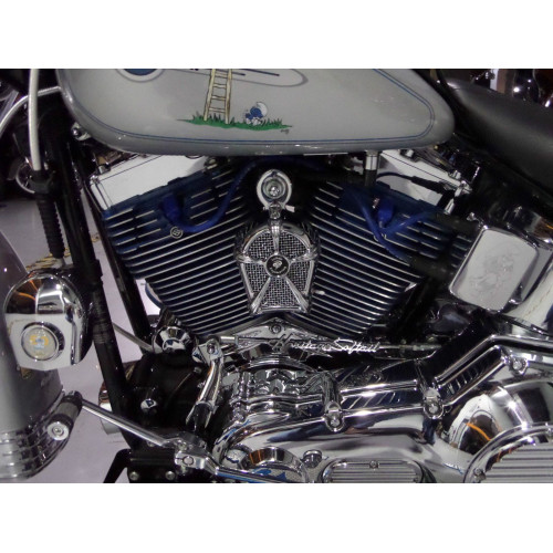 PartzBiz HD: 4410486-พัดลมระบายความร้อนเครื่องยนต์ LeNale - Chrome - 93 - 08 Touring Harley ดีไซน์ใหม่! LEN-FL-08-CH PartzBiz HD: 4410486-พัดลมระบายความร้อนเครื่องยนต์ LeNale - Chrome - 93 - 08 Touring Harley ดีไซน์ใหม่! LEN-FL-08-CH