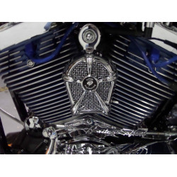 PartzBiz HD LEN-FXD-05-CH - พัดลมระบายความร้อนเครื่องยนต์ LeNale Engineering Chrome 92-17 รุ่น Harley Softail Dyna PartzBiz HD LEN-FXD-05-CH - พัดลมระบายความร้อนเครื่องยนต์ LeNale Engineering Chrome 92-17 รุ่น Harley Softail Dyna